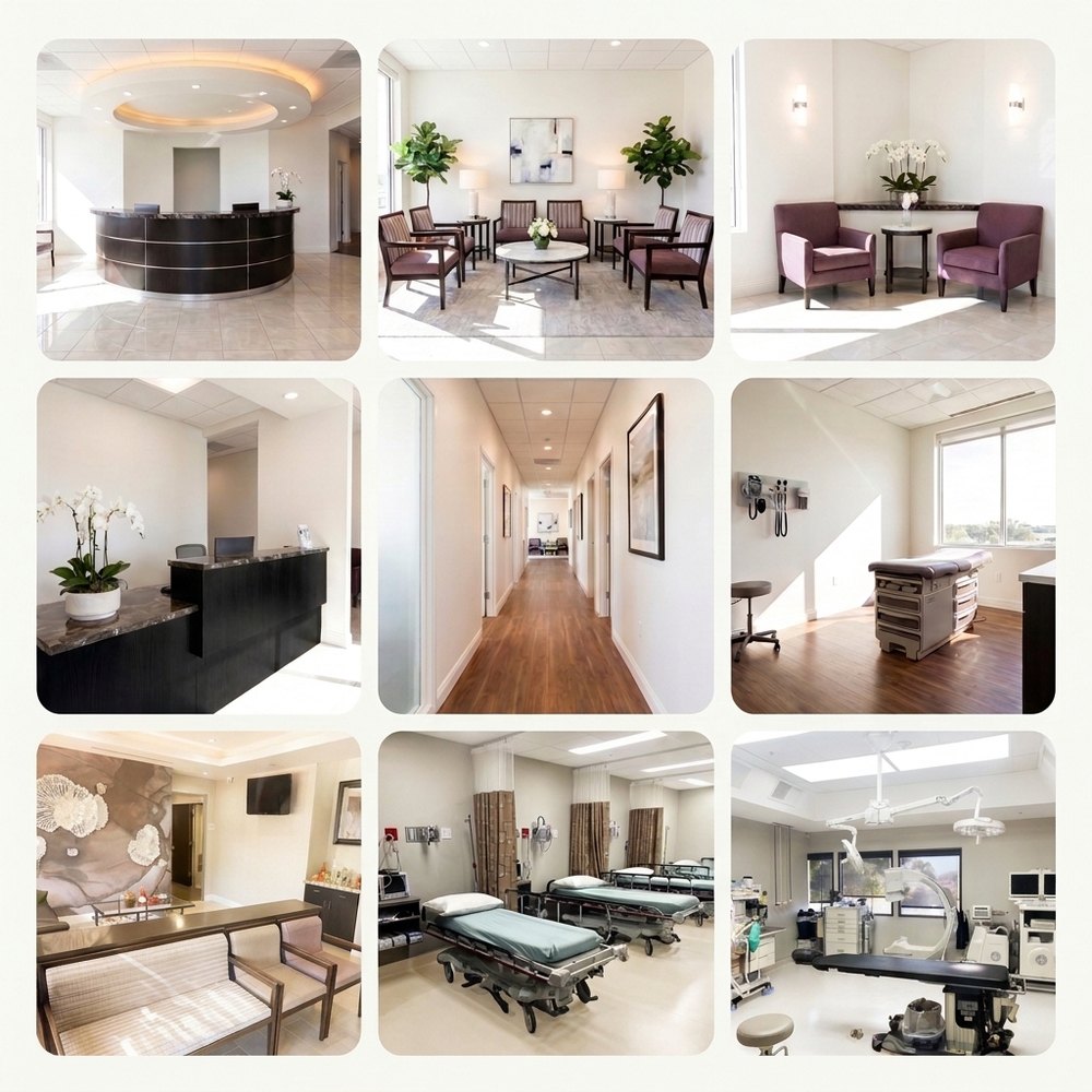 CPMC Care clinic interior — welcoming reception and consultation rooms in Thousand Oaks
