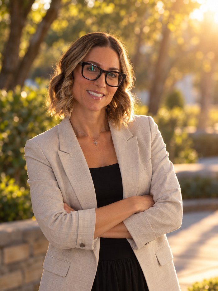 Beth Brown, PA-C, outdoors in Southern California